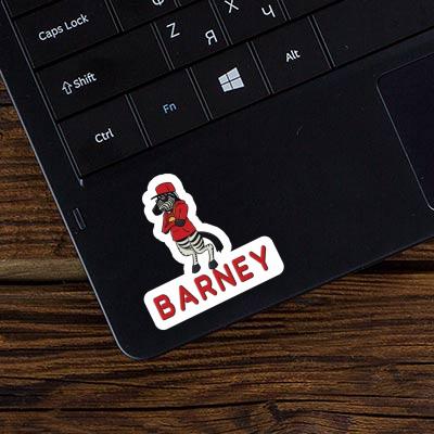 Zebra Sticker Barney Image