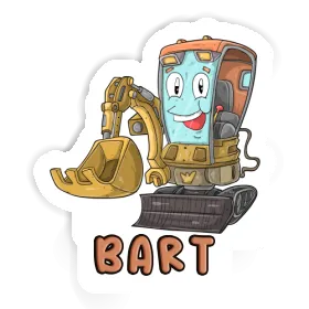 Autocollant Petite pelleteuse Bart Image