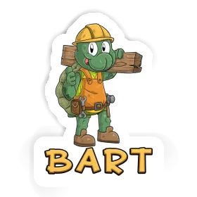 Construction worker Sticker Bart Image