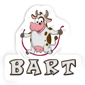 Bart Autocollant Vache Image