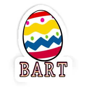 Autocollant Bart Oeuf de Pâques Image