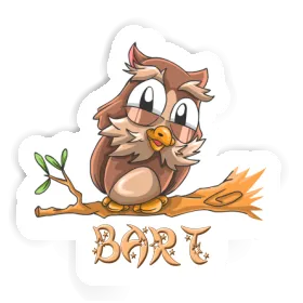 Bart Autocollant Hibou Image