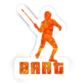 Sticker Fencer Bart Image
