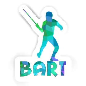 Sticker Fencer Bart Image