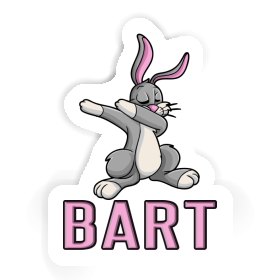 Lapin Autocollant Bart Image