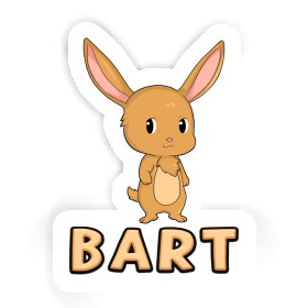 Bart Autocollant Lapin Image