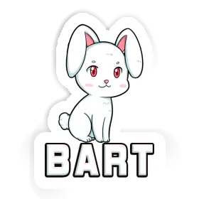 Autocollant Bart Lapin Image