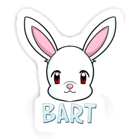 Autocollant Lapin Bart Image