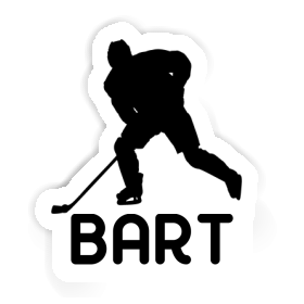 Hockey Player Sticker Bart Image