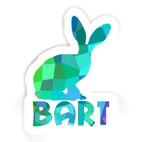 Lapin Autocollant Bart Image
