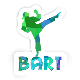 Sticker Karateka Bart Image