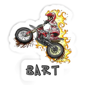 Bart Sticker Motocross Rider Image