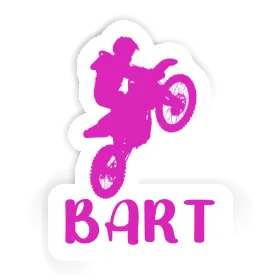 Bart Sticker Motocross Rider Image