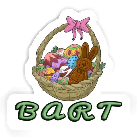Autocollant Bart Nid de Pâques Image