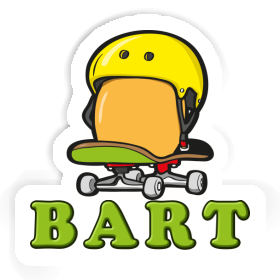 Sticker Skater Bart Image