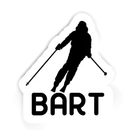 Skieuse Autocollant Bart Image