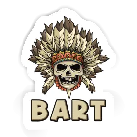 Autocollant Bart Enfants tête de mort Image