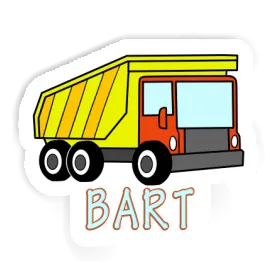 Bart Autocollant Camion à benne Image