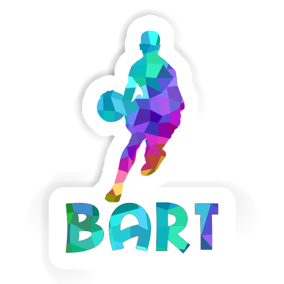 Bart Sticker Basketball Player Notebook Bart Sticker Basketball Player Gift package Image