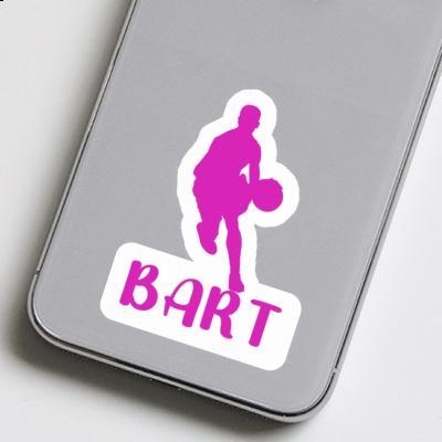 Sticker Basketball Player Bart Notebook Sticker Basketball Player Bart Gift package Image