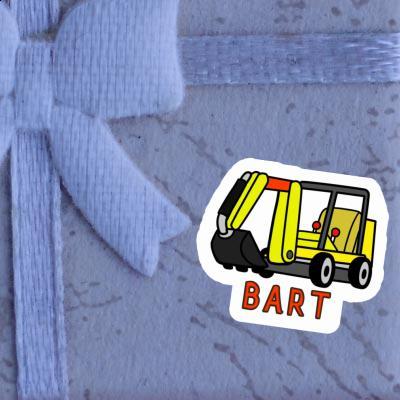 Sticker Minibagger Bart Image