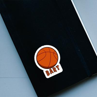 Basketball Sticker Bart Laptop Image