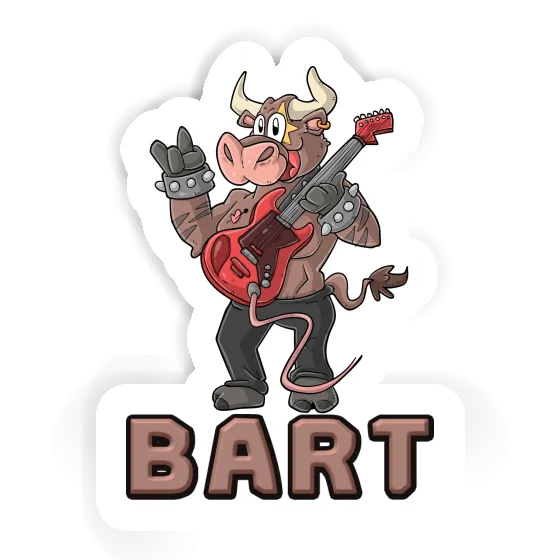 Sticker Guitarist Bart Notebook Sticker Guitarist Bart Gift package Image