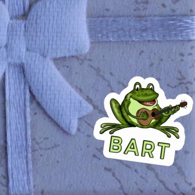 Bart Sticker Guitar Frog Laptop Image