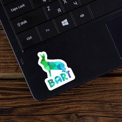 Hase Sticker Bart Hase Sticker Bart Image