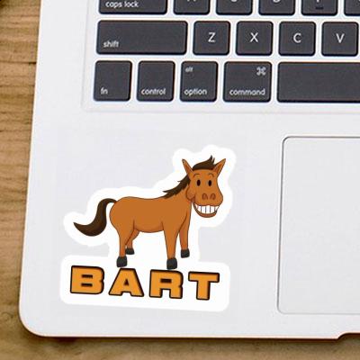 Sticker Pferd Bart Notebook Sticker Pferd Bart Gift package Image