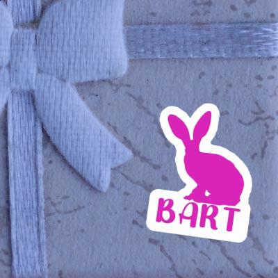 Autocollant Lapin Bart Autocollant Lapin Bart Image