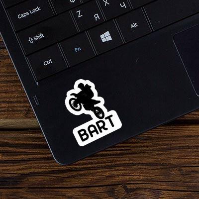 Motocross Rider Sticker Bart Notebook Motocross Rider Sticker Bart Notebook Image