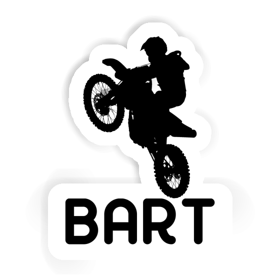 Motocross Rider Sticker Bart Motocross Rider Sticker Bart Image