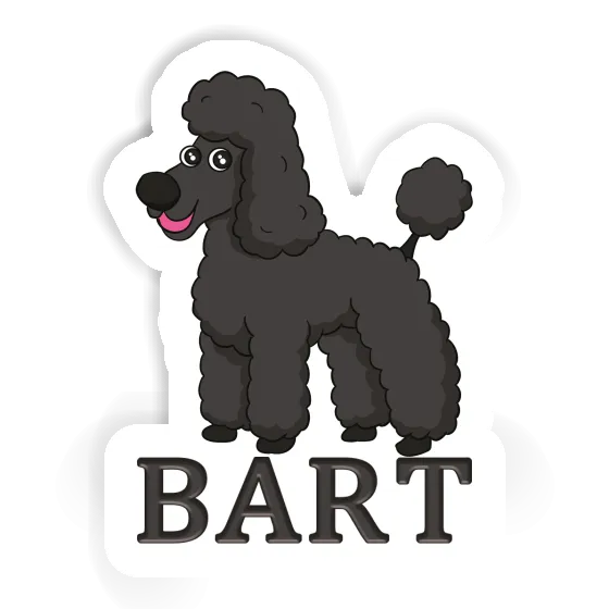 Pudel Aufkleber Bart Notebook Image