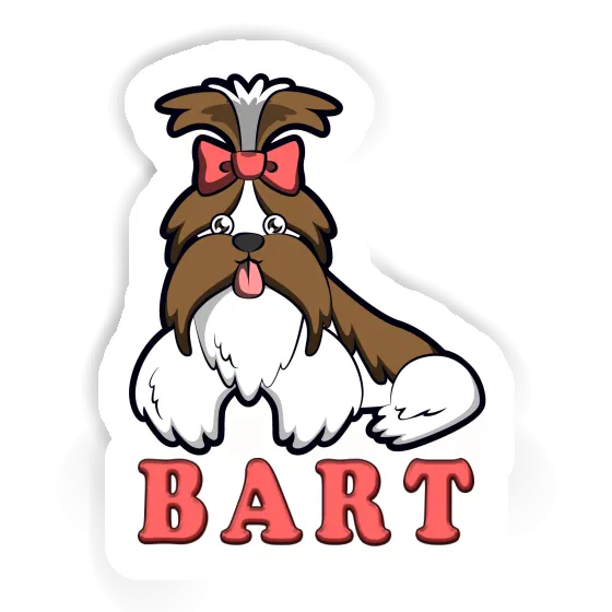 Bart Aufkleber Shih Tzu Bart Aufkleber Shih Tzu Image