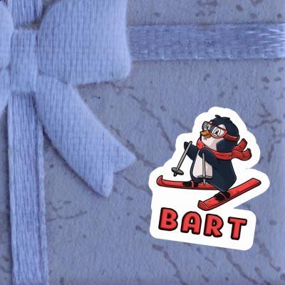 Bart Autocollant Skieuse Notebook Image