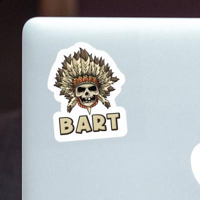 Autocollant Bart Enfants tête de mort Autocollant Bart Enfants tête de mort Image