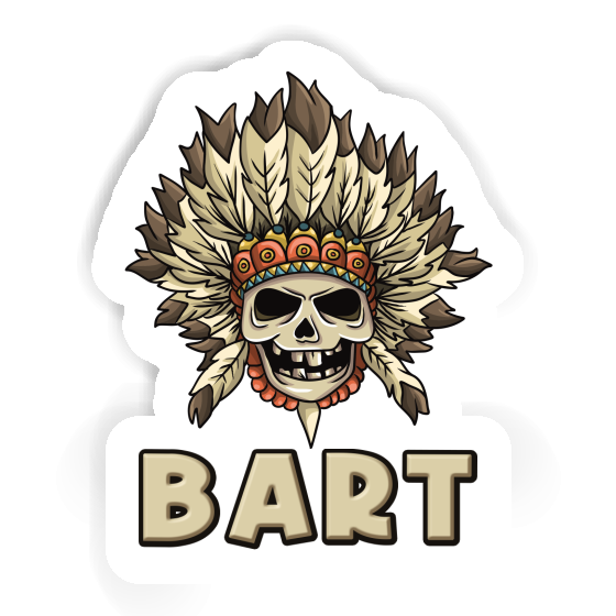 Autocollant Bart Enfants tête de mort Notebook Autocollant Bart Enfants tête de mort Gift package Image