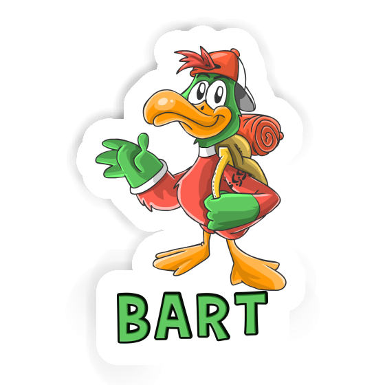 Autocollant Randonneur Bart Image