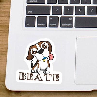 Beate Autocollant Beagle-Hund Beate Autocollant Beagle-Hund Image