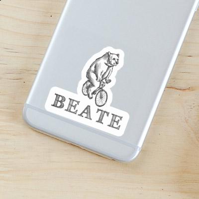 Sticker Velofahrer Beate Notebook Image