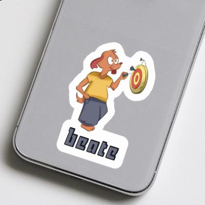 Dartspieler Sticker Beate Gift package Image