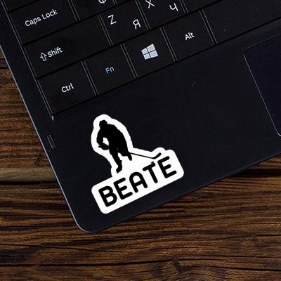 Hockey Player Sticker Beate Gift package Image