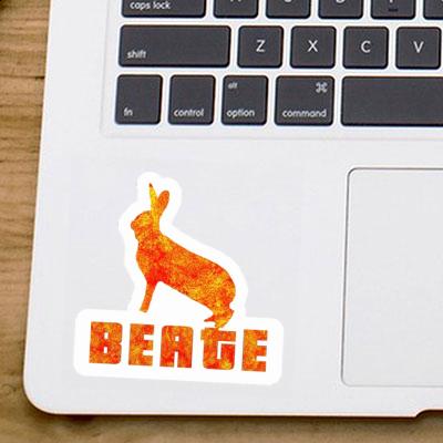 Lapin Autocollant Beate Notebook Image
