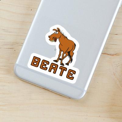 Sticker Pferd Beate Laptop Image