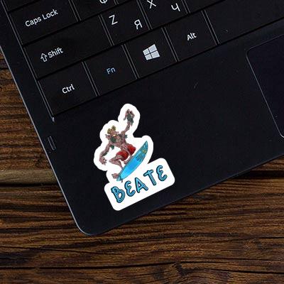 Surfer Sticker Beate Laptop Image