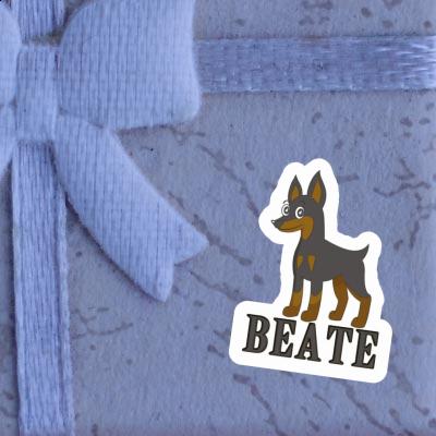 Beate Autocollant Pinscher Gift package Image