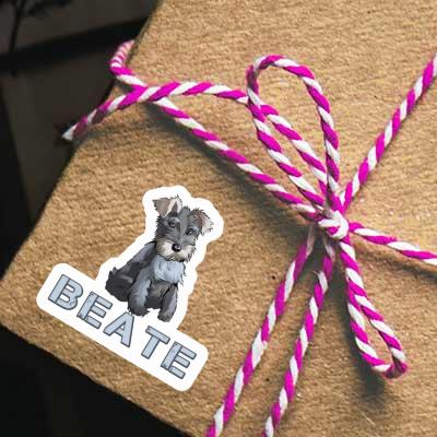 Schnauzer Autocollant Beate Gift package Image