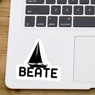 Segelboot Aufkleber Beate Laptop Image