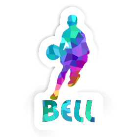 Basketballspieler Aufkleber Bell Image